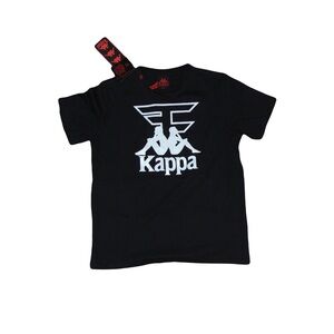 FaZe Clan x Kappa Black and White Logo Tee
